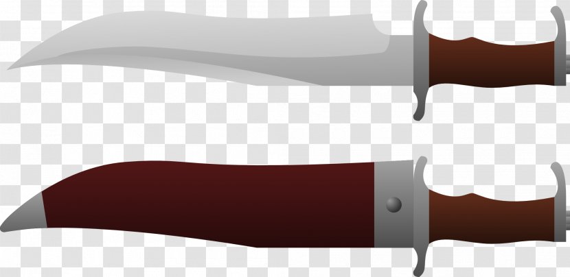 Bowie Knife Hunting & Survival Knives Throwing Utility - Weapon Transparent PNG