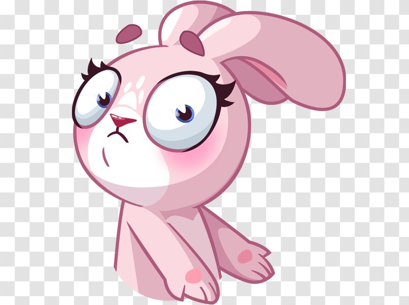 Telegram Sticker Fluttershy Rabbit Lepus - Frame - Watercolor Transparent PNG