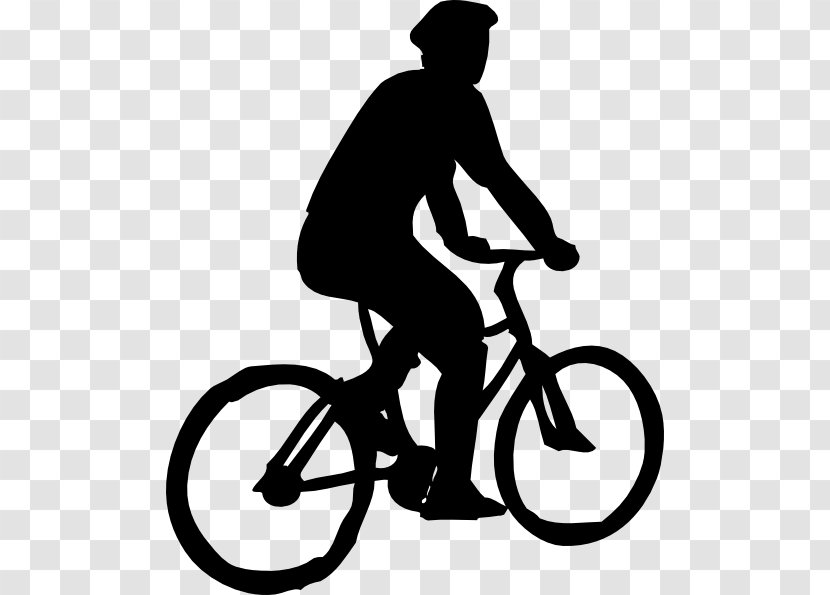 Bicycle Cycling Silhouette Clip Art - Pennyfarthing - Rad Cliparts Transparent PNG