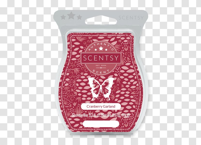 Home Fragrance Biz, Independent Scentsy Consultant Candle & Oil Warmers Bar - Cottage - Cranberry Garland Transparent PNG