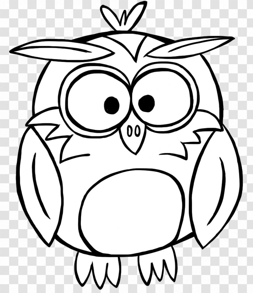 Black-and-white Owl Clip Art - Tree - Habitat Cliparts Transparent PNG