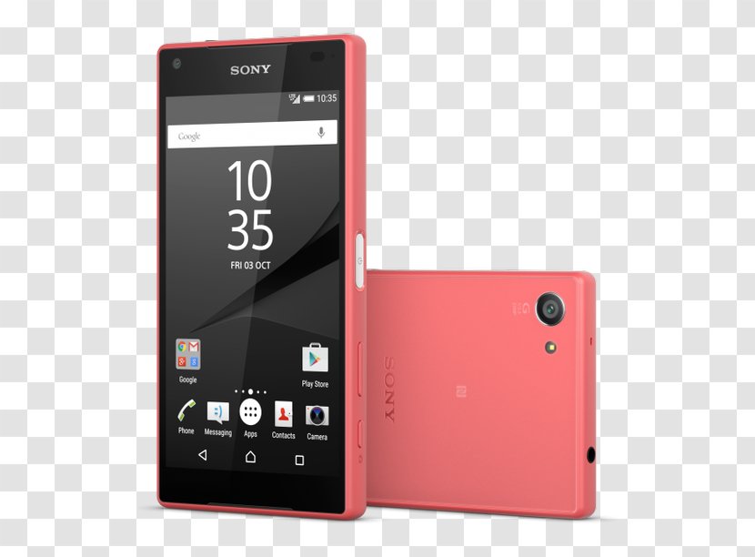 Sony Xperia Z5 Compact Premium Mobile - Magenta - Smartphone Transparent PNG