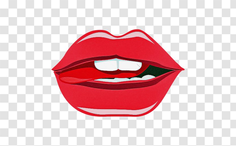 Lip Red Face Mouth Facial Expression - Nose - Cartoon Cheek Transparent PNG