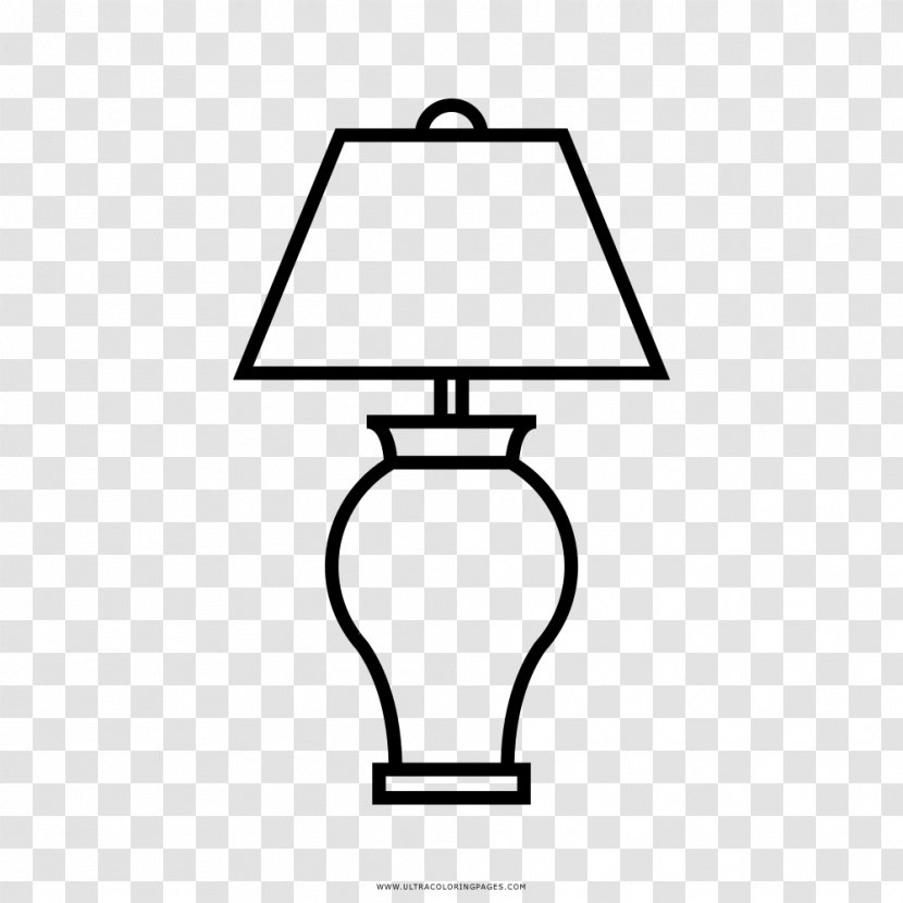 Light Fixture Drawing Lamp Lighting - Coloring Book Transparent PNG