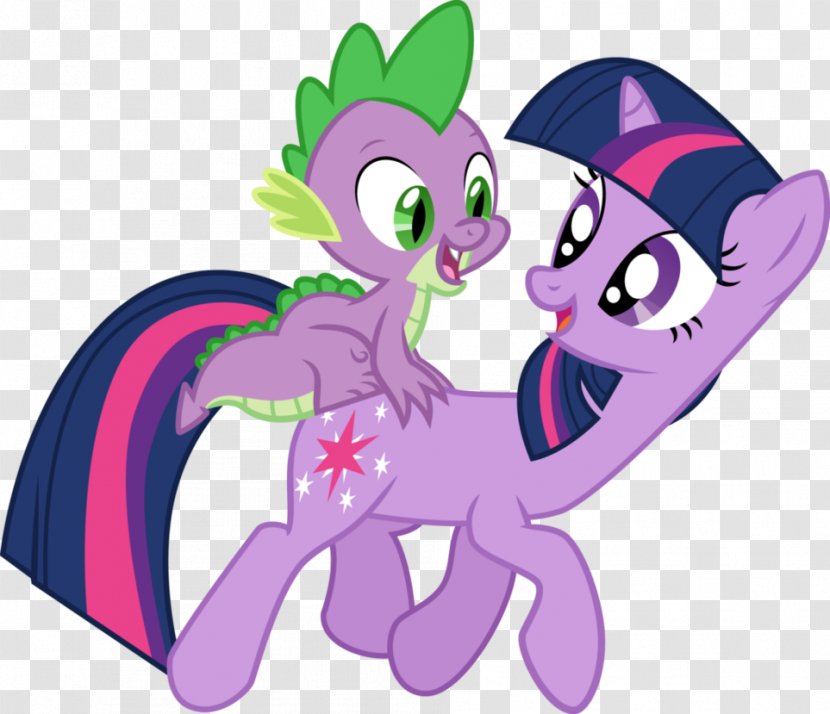 Pony Spike Twilight Sparkle Princess Celestia Pinkie Pie - Mythical Creature Transparent PNG