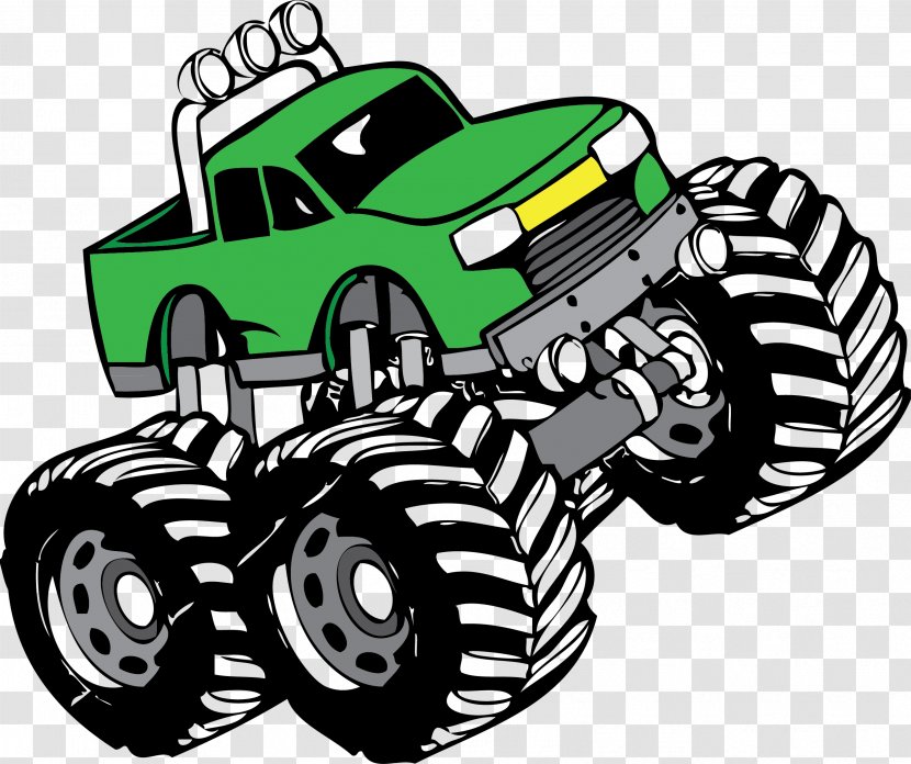 Pickup Truck Car Monster Clip Art - Hot Wheels Transparent PNG