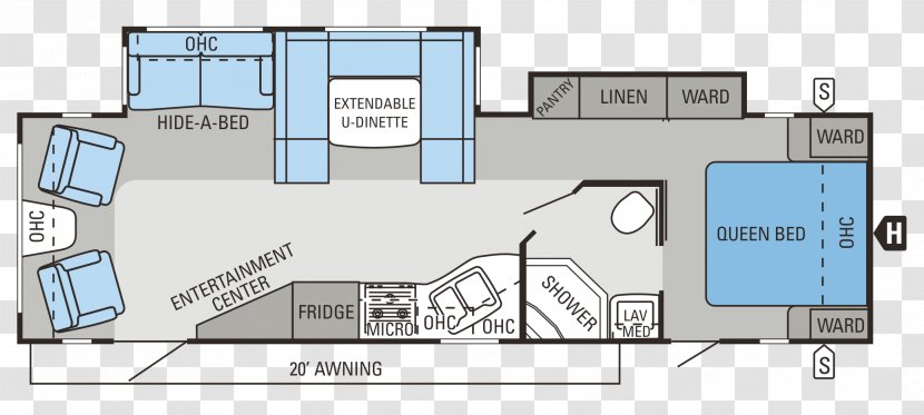 Floor Plan Campervans Caravan Jayco, Inc. Fifth Wheel Coupling - Traveling Transparent PNG