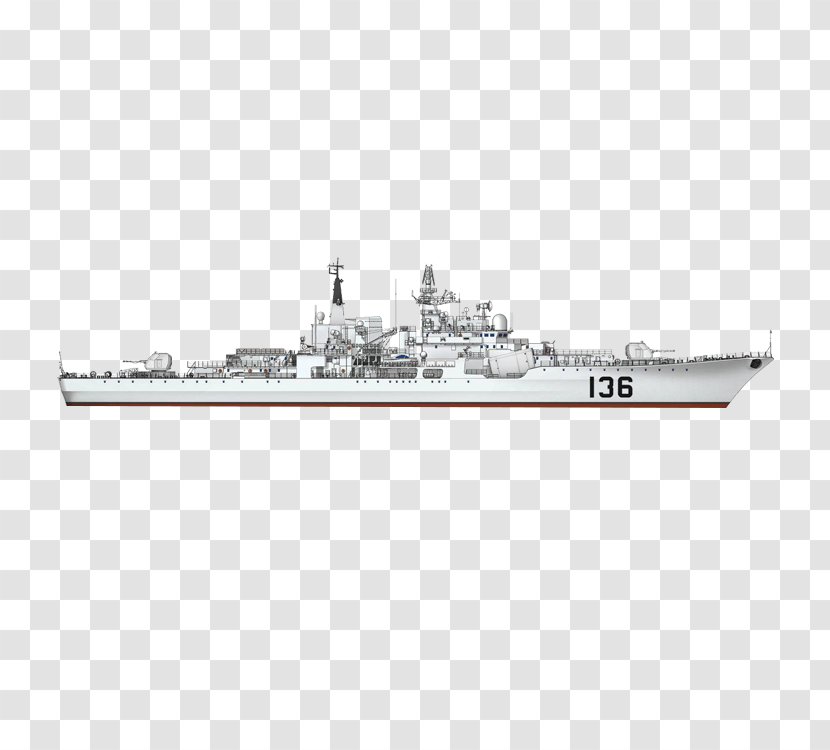 Watercraft Destroyer Warship - Ship - Free Pull Material Transparent PNG