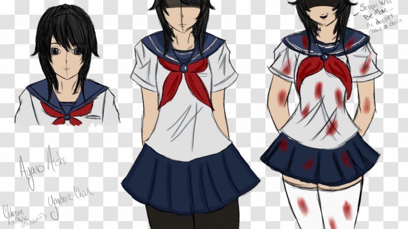 Yandere Simulator Character Brazil Video - Cartoon - Yukiteru Amano Transparent PNG