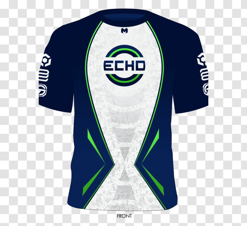 Sports Fan Jersey Echo Gaming T-shirt Logo Uniform - Sportswear Transparent PNG