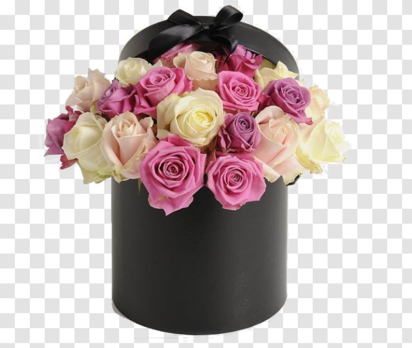 Flower Bouquet Box Garden Roses Floboks - Gift Transparent PNG