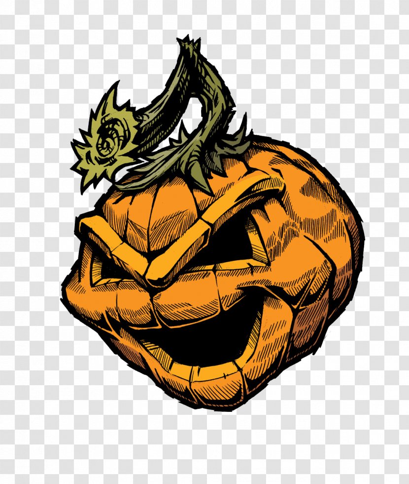 Jack-o-lantern Halloween Pumpkin Illustration - Fictional Character - Horror Transparent PNG