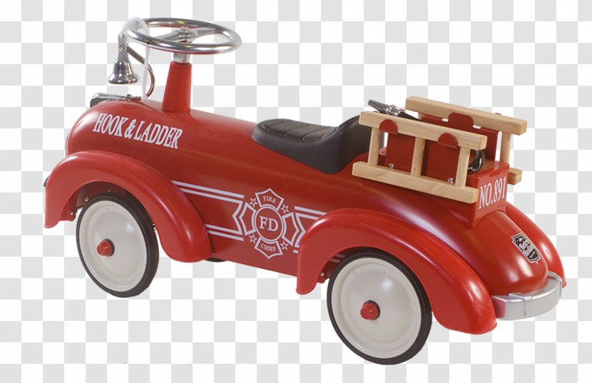 Vintage Car Fire Engine Department Custom Motorcycle - Vehicle Transparent PNG