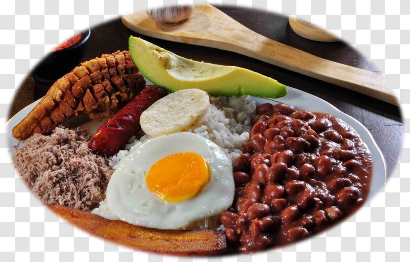 Bandeja Paisa Colombian Cuisine Region Pabellón Criollo Arepa - Dish - Food Transparent PNG