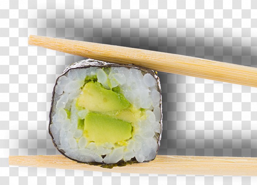 California Roll Gimbap Sushi Chopsticks 07030 - Dish Transparent PNG