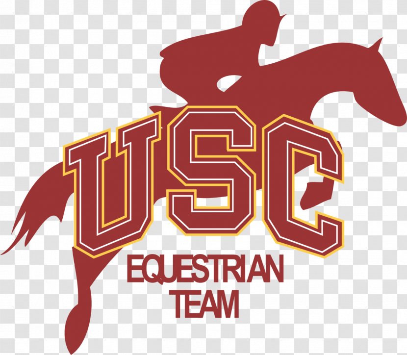 University Of Southern California United States Equestrian Team Horse California, Los Angeles - Dressage - Logo Transparent PNG