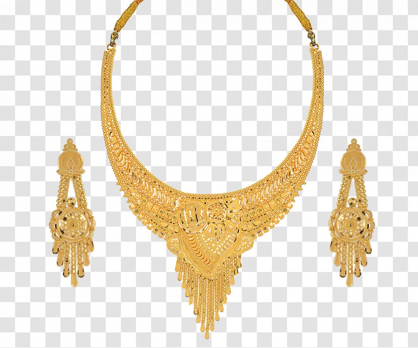 Necklace Earring Jewellery Jewelry Design Chain - Bride - Indian Transparent PNG