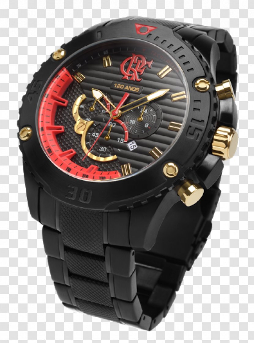 Clube De Regatas Do Flamengo Technos Watch Clock Chronograph - Casas Bahia Transparent PNG