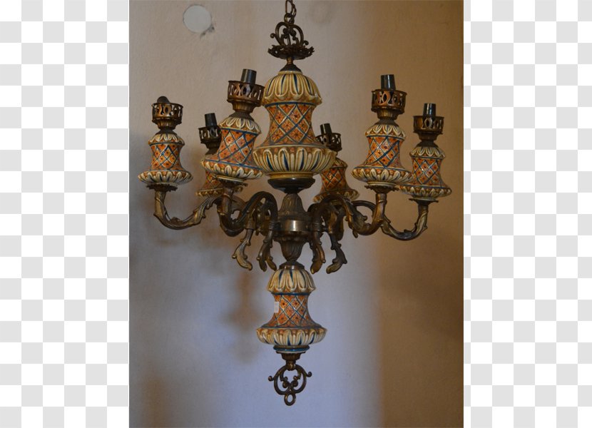 Chandelier 01504 Bronze Antique - Islamic Lamp Transparent PNG