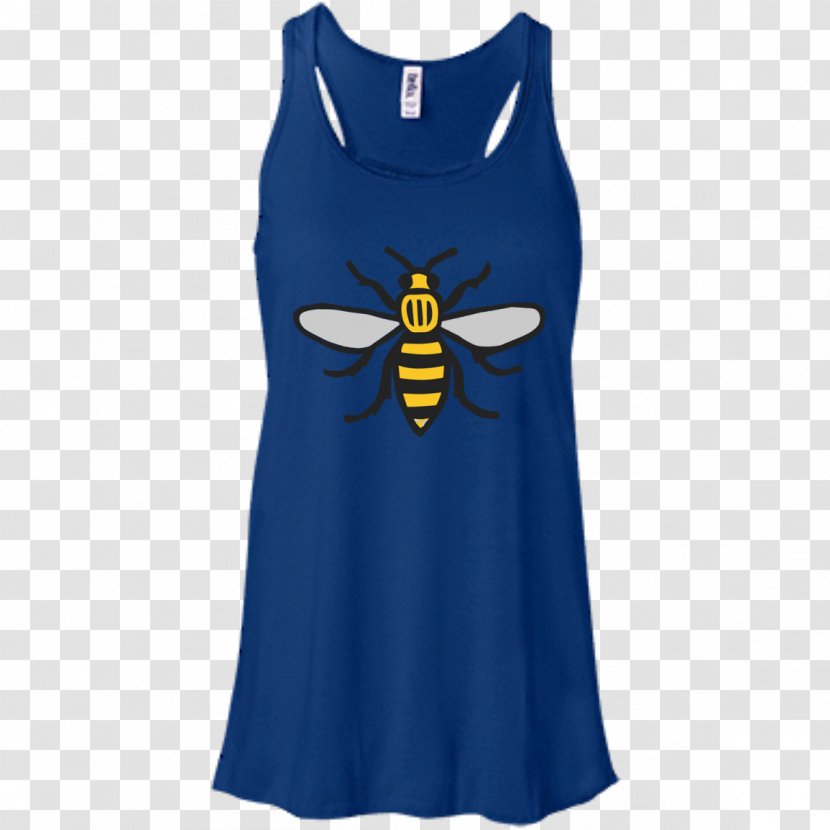 Hoodie Long-sleeved T-shirt Gildan Activewear - Active Shirt - Manchester Bee Transparent PNG