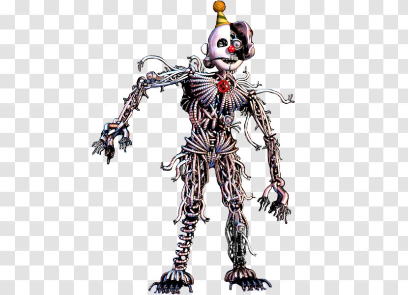 Five Nights At Freddy's: Sister Location Animatronics Endoskeleton Jump Scare - Decaying Transparent PNG