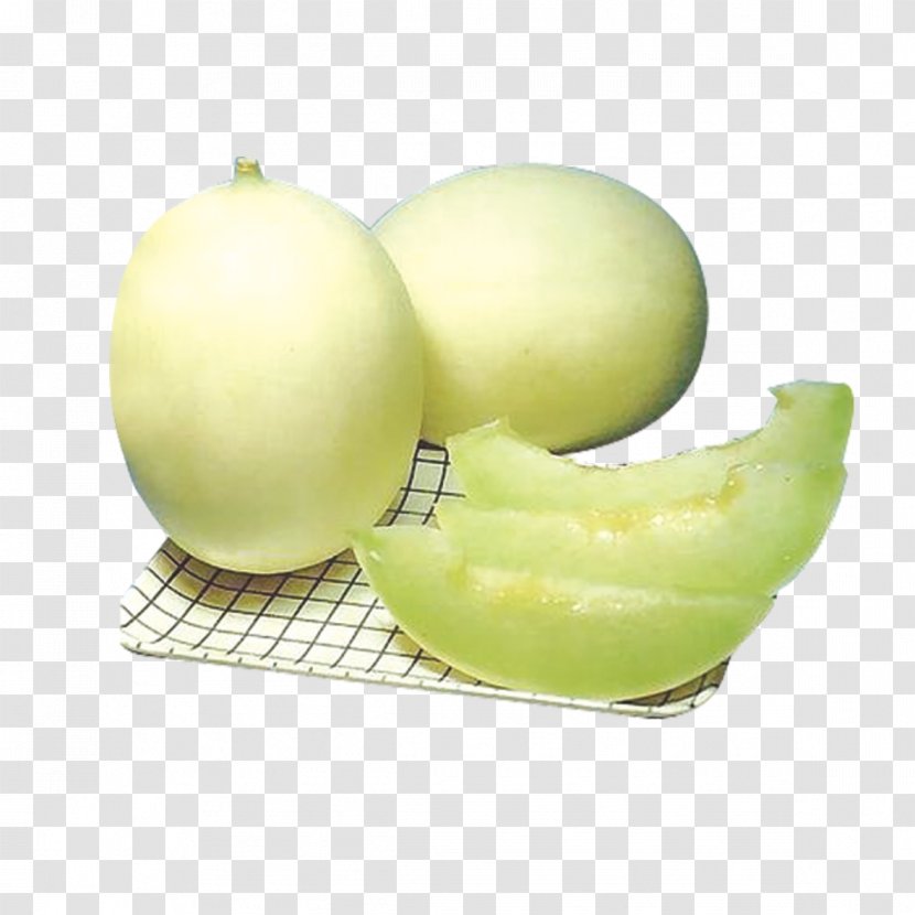 Honeydew Vegetable Fruit - Muskmelon - Fresh White Melon Transparent PNG