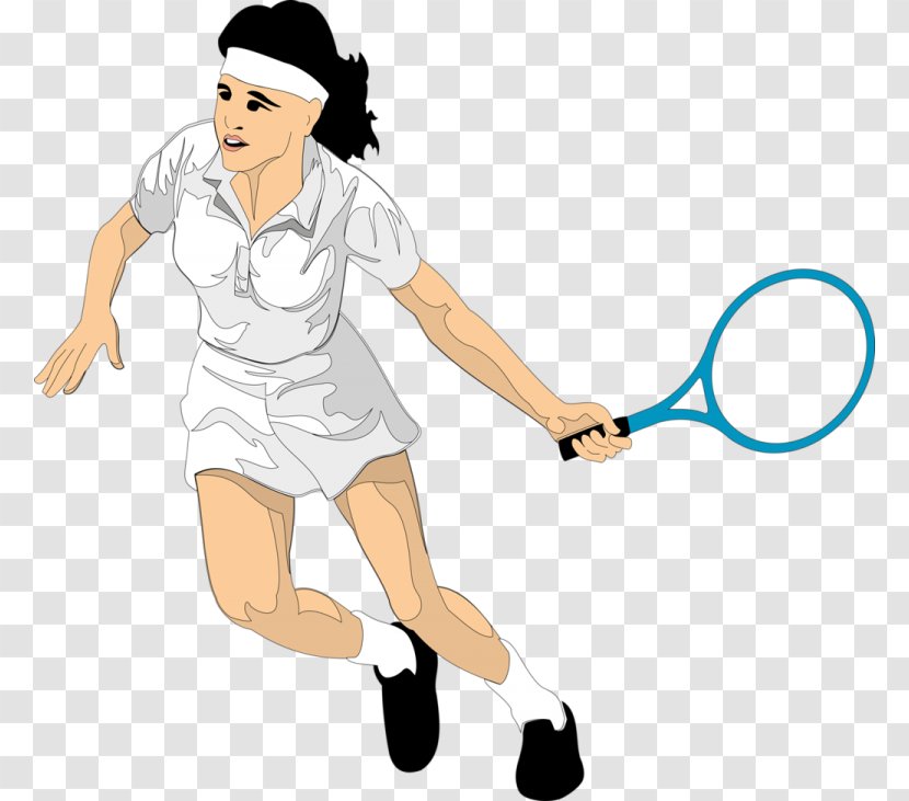 Tennis Player Drawing Cartoon Clip Art - Frame Transparent PNG