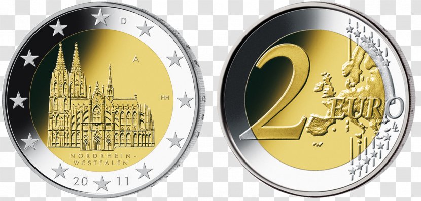 Berlin 2 Euro Commemorative Coins Coin Transparent PNG