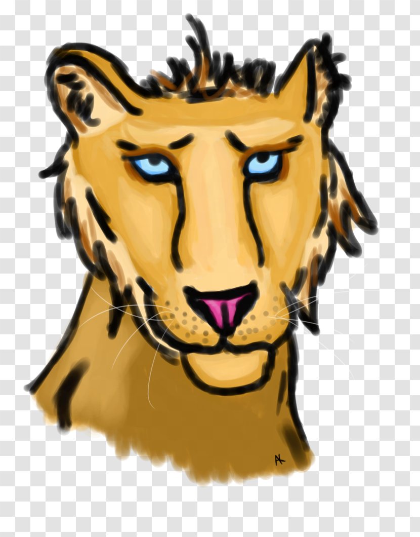 Tiger Lion Whiskers Clip Art - Face Transparent PNG