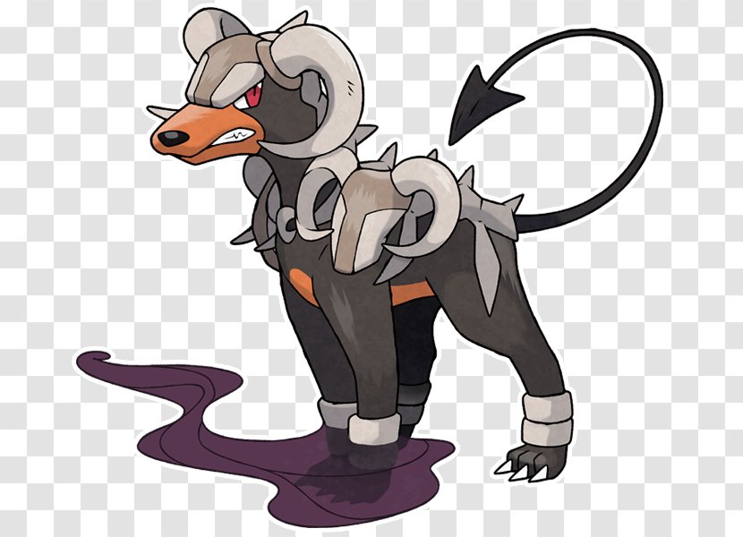 Pokémon X And Y Houndoom Ursaring Houndour - Cartoon - Fisherman Transparent PNG