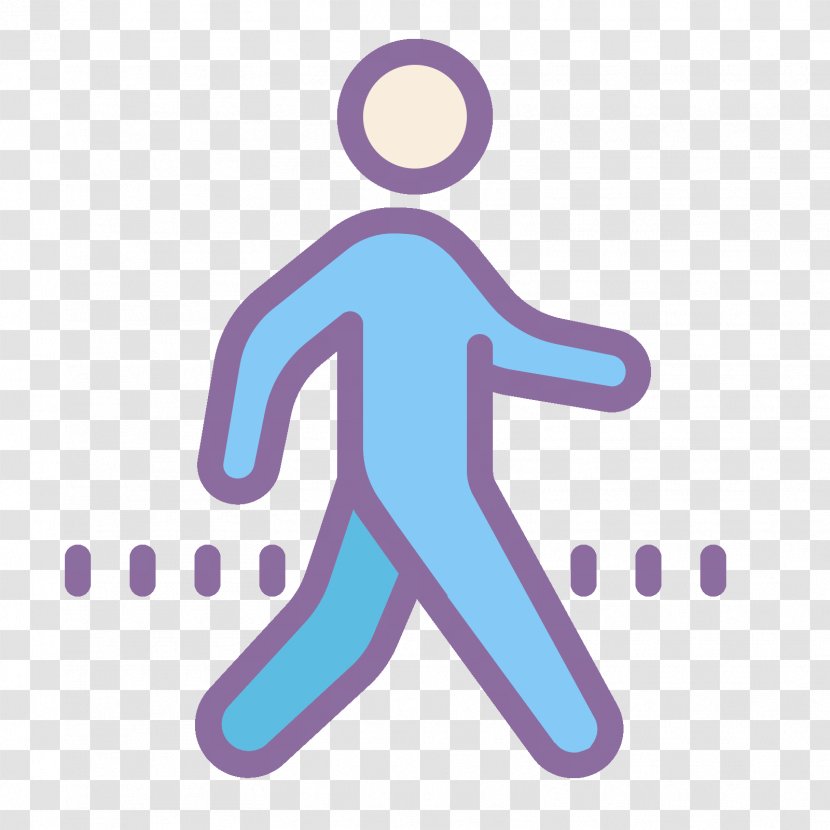 Walking Pedestrian Clip Art - Purple - Walkie Talkie Transparent PNG