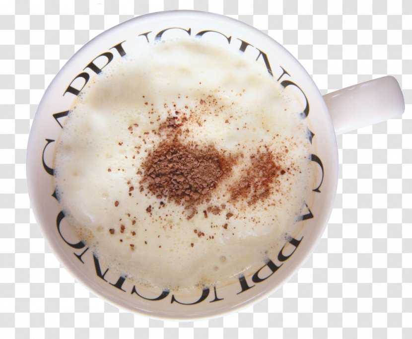 Cappuccino Coffee Tea Latte Milk - Cup Transparent PNG