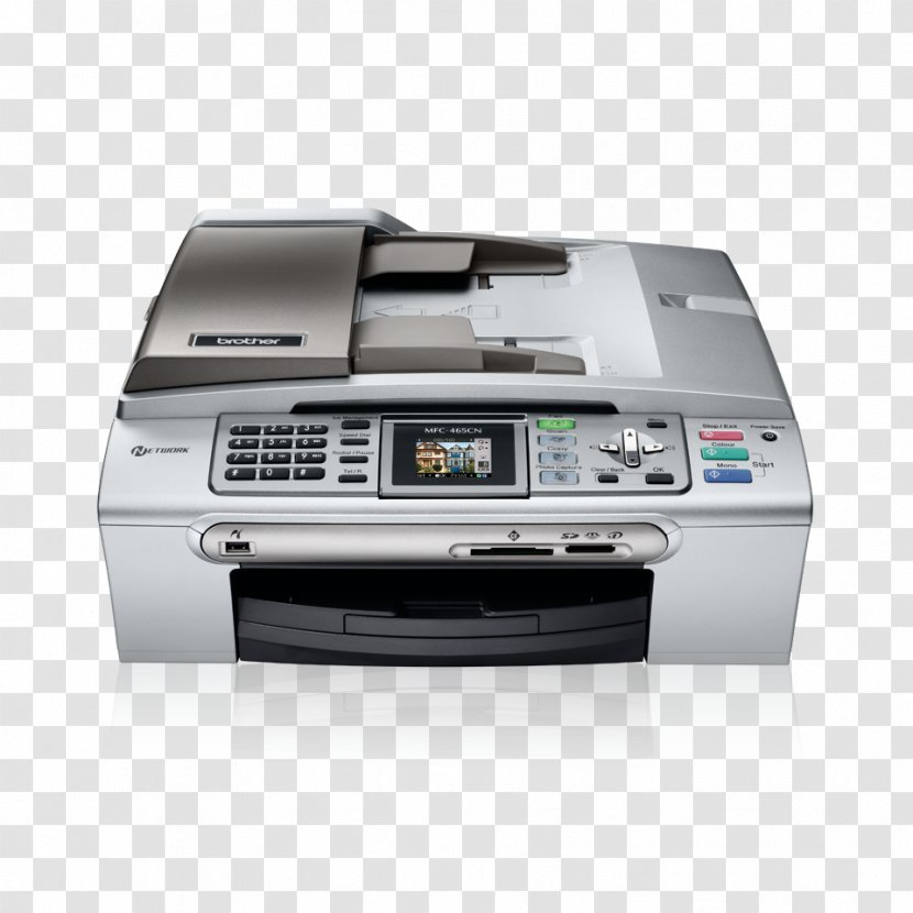 Paper Ink Cartridge Printer Brother Industries Inkjet Printing Transparent PNG