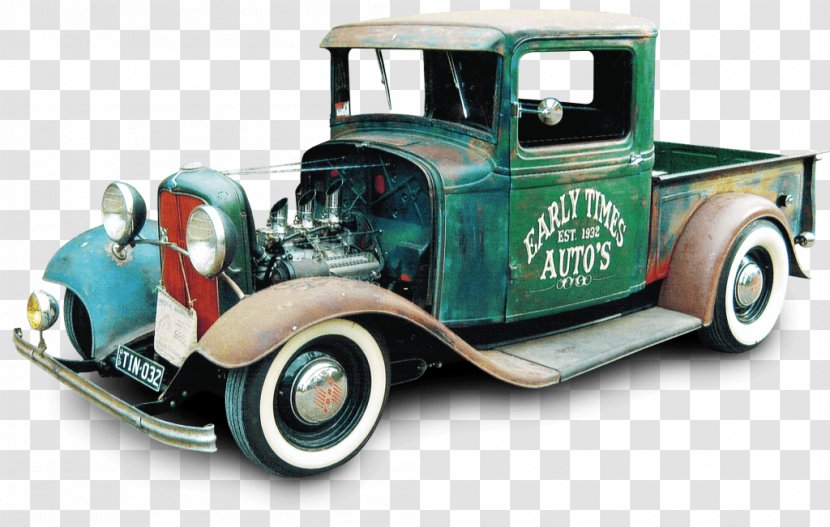 Vintage Car Hot Rod Pickup Truck Classic Transparent PNG
