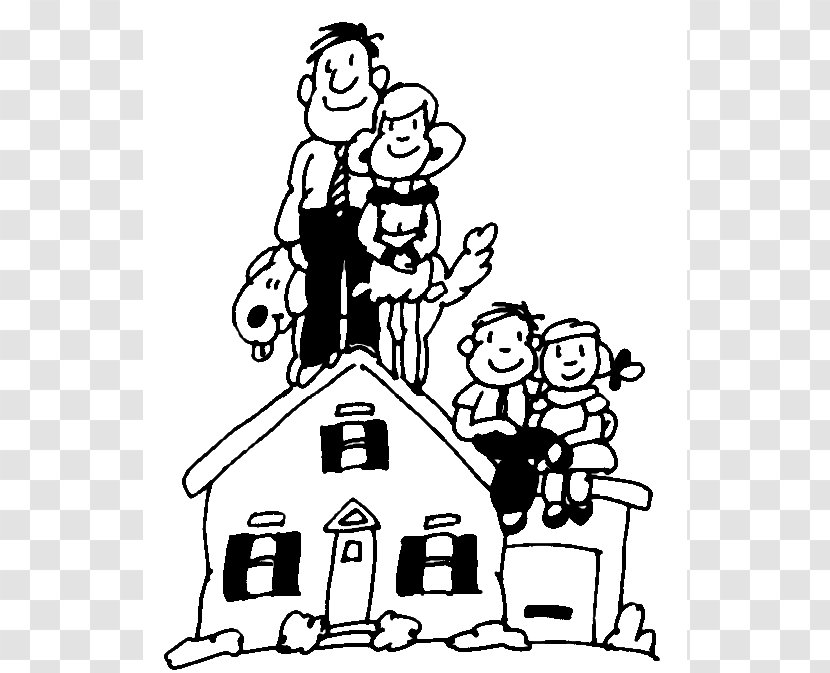 House Home Family Clip Art - Person - Cliparts Transparent PNG