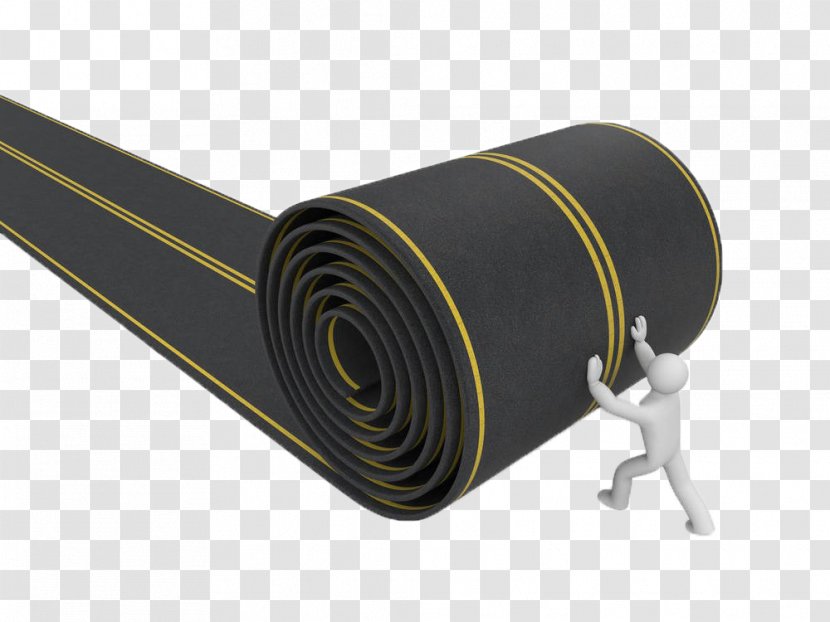 Road Roller Photography Illustration - Surface - Rolled Up The Carpet Transparent PNG