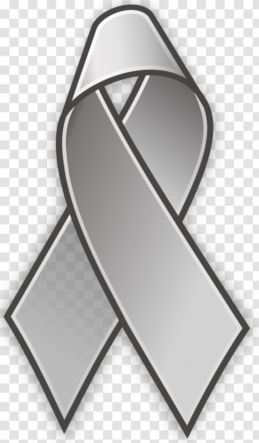 Awareness Ribbon Clip Art - Brain Cancer - Pin Transparent PNG