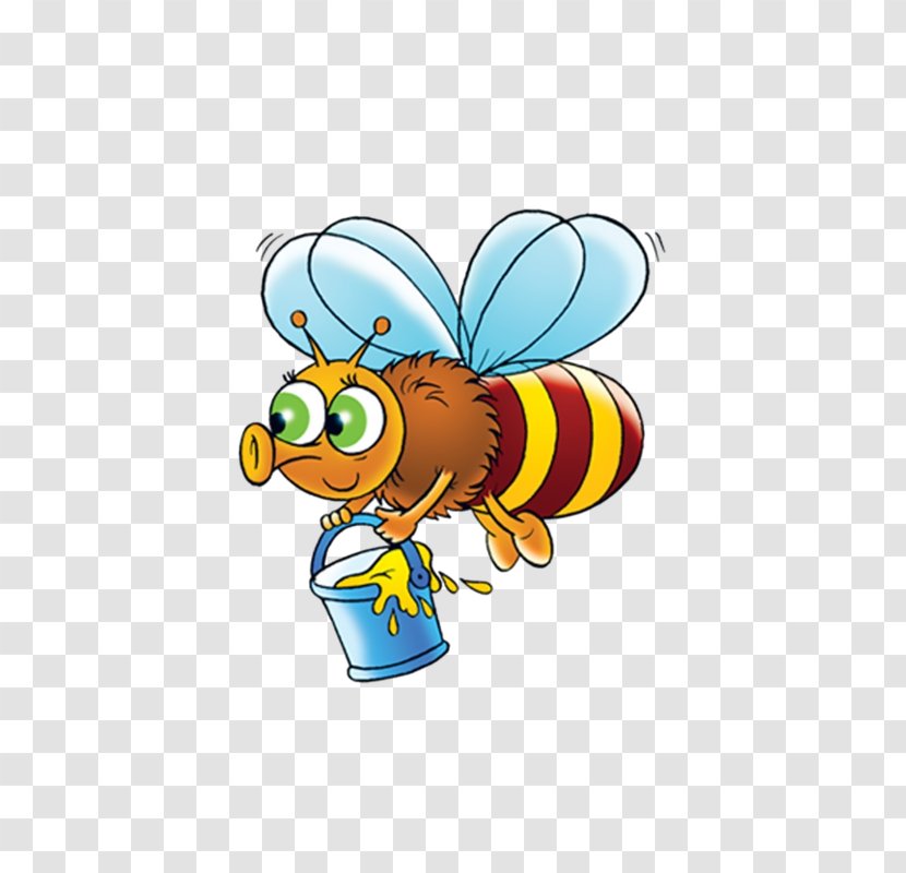 Honey Bee Clip Art Image Shutterstock - Membrane Winged Insect Transparent PNG