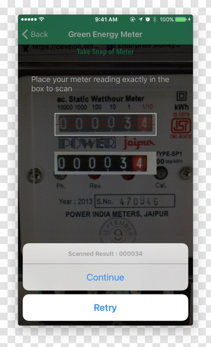 Electronics Font - Multimedia - Electricity Meter Transparent PNG