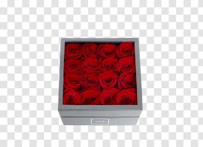Flower Garden Roses Love Heart - Red - Box Transparent PNG