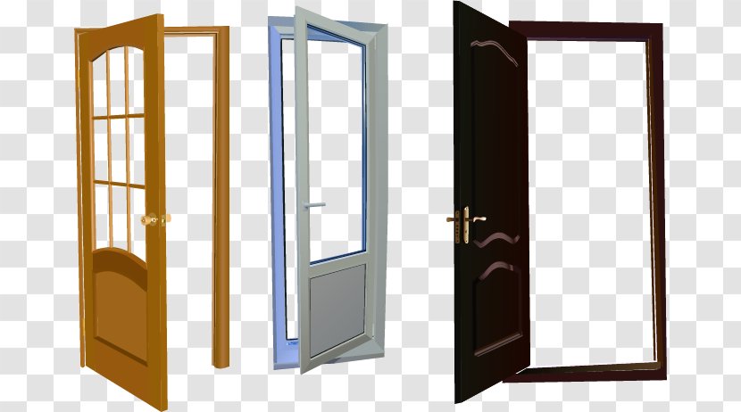 Window Door Security Clip Art - Doors Vector Material, Transparent PNG