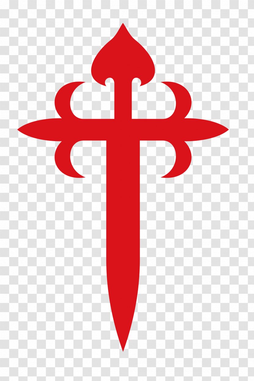Santiago De Compostela Camino Cross Of Saint James Order - Cruz Transparent PNG