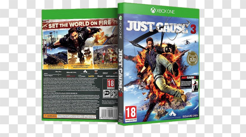 Just Cause 3 Xbox 360 2 PC Game Transparent PNG