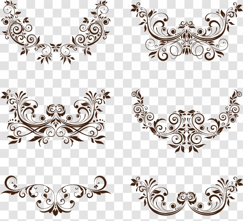Ornament Euclidean Vector - Jewellery - Floral Transparent PNG