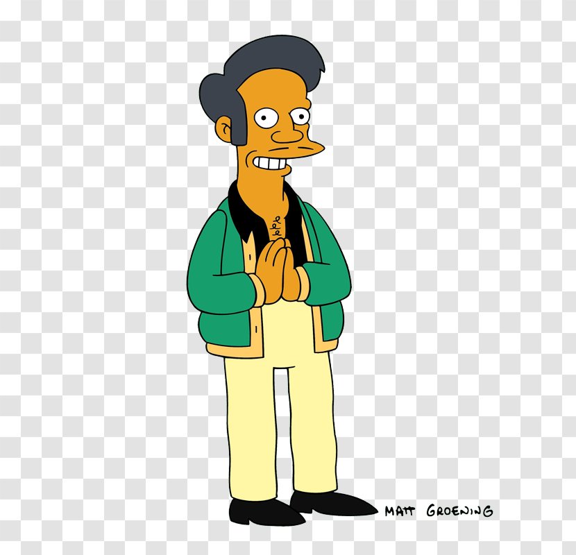 Apu Nahasapeemapetilon Ned Flanders Homer Simpson Bart Kearney Zzyzwicz - Finger Transparent PNG