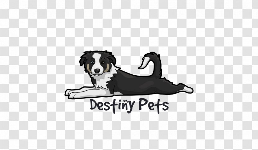 Dog Breed Leash Logo Font - Black - Lying Down Transparent PNG