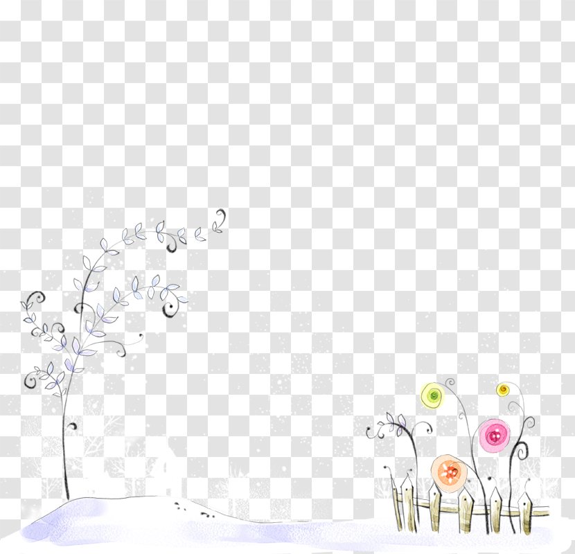 White Pattern - Snow Color Plant Transparent PNG