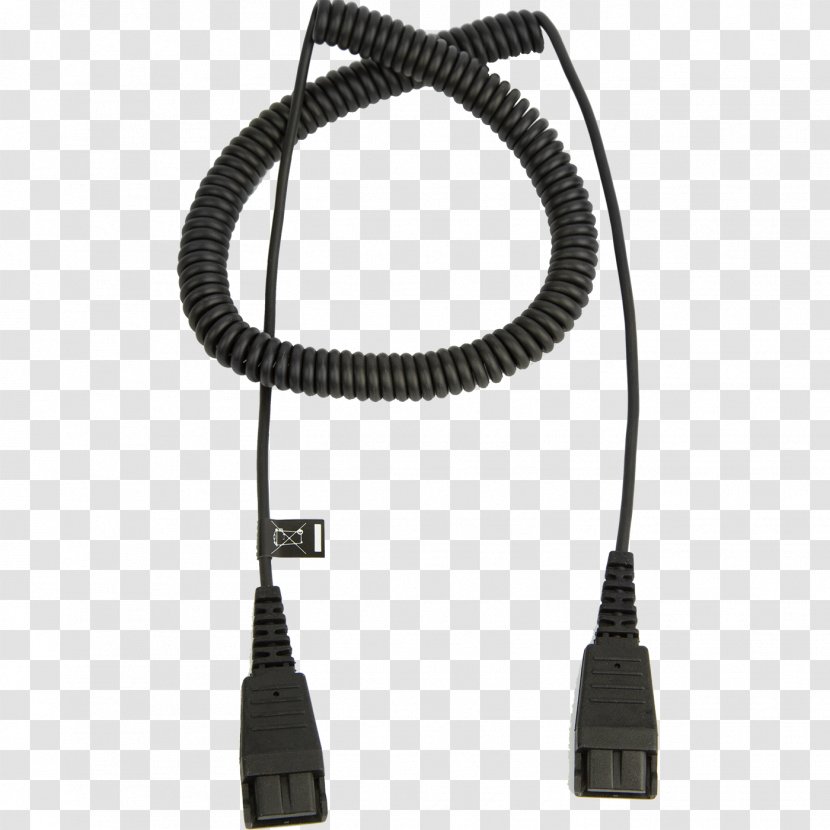 Jabra Electrical Cable Headset USB Extension Cords - Cord Transparent PNG