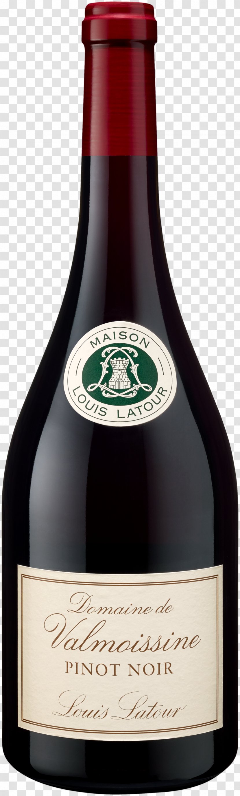 Maison Louis Latour Burgundy Wine Domaine De Valmoissine Pinot Noir - Bottle Transparent PNG