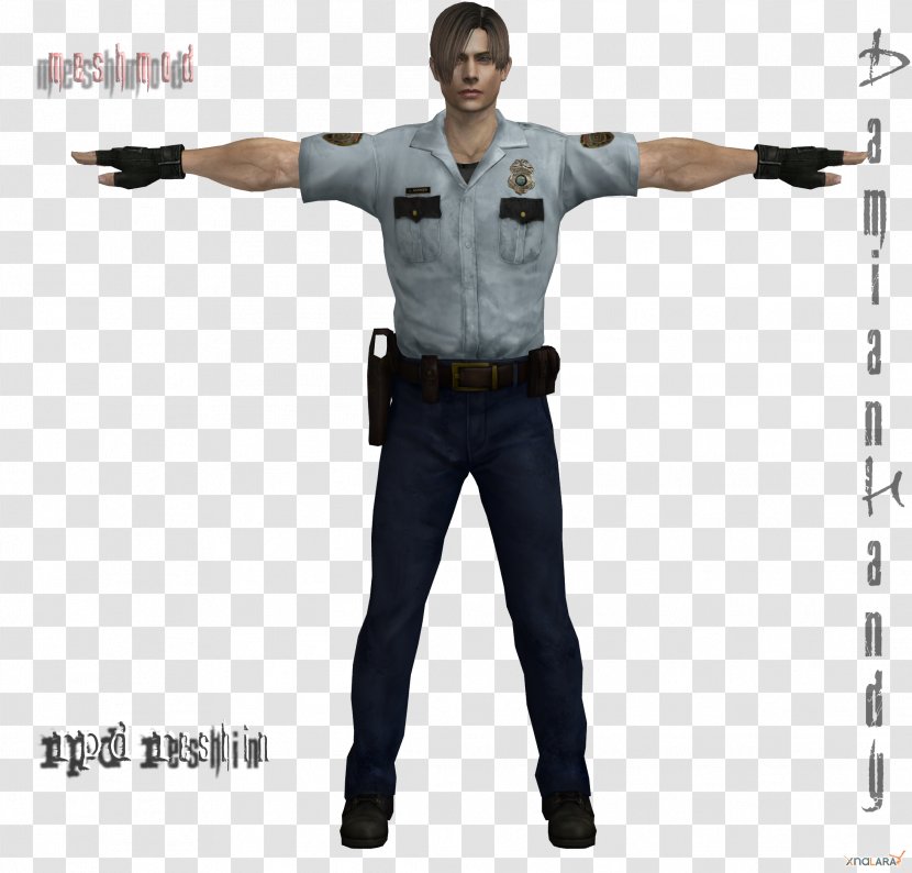 Leon S. Kennedy Police Officer Raccoon City Patrol - Resident Evil Transparent PNG